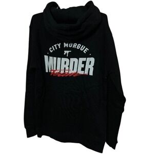 City Morgue  back printed MURDER Team hoodie black size‎ s New  No Tags